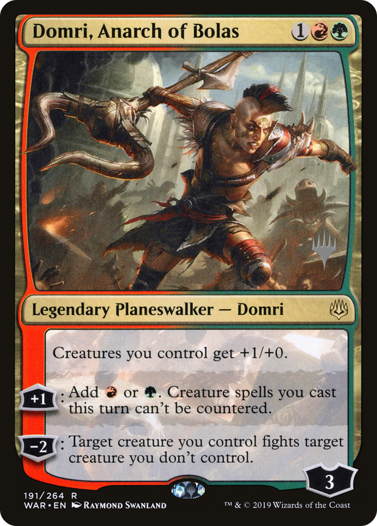 Domri, Anarch of Bolas - Promo Pack [PWAR-191p]