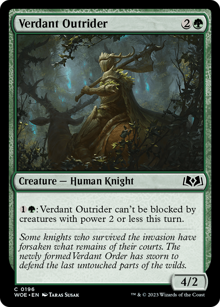 Verdant Outrider [WOE-196]