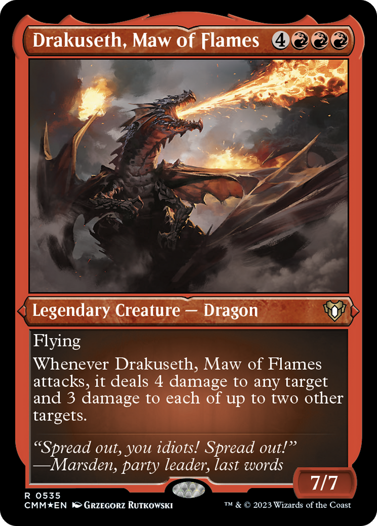 Drakuseth, Maw of Flames [CMM-535]