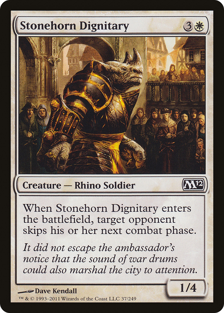 Stonehorn Dignitary [M12-37]