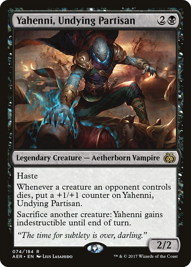 Yahenni, Undying Partisan [AER-74]