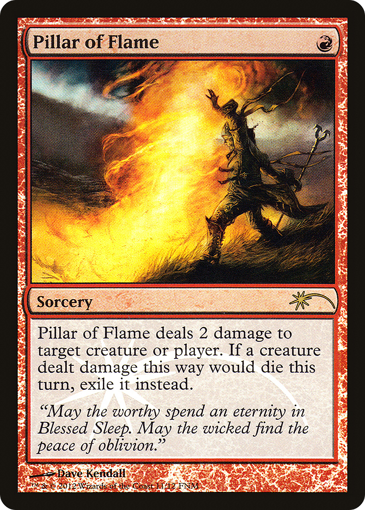 Pillar of Flame - Promo [F12-11]