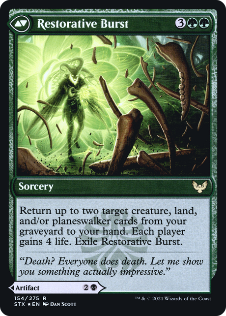 Pestilent Cauldron // Restorative Burst - Prerelease Promo [PSTX-154s]