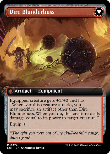Dire Flail // Dire Blunderbuss - Extended Art [LCI-374]