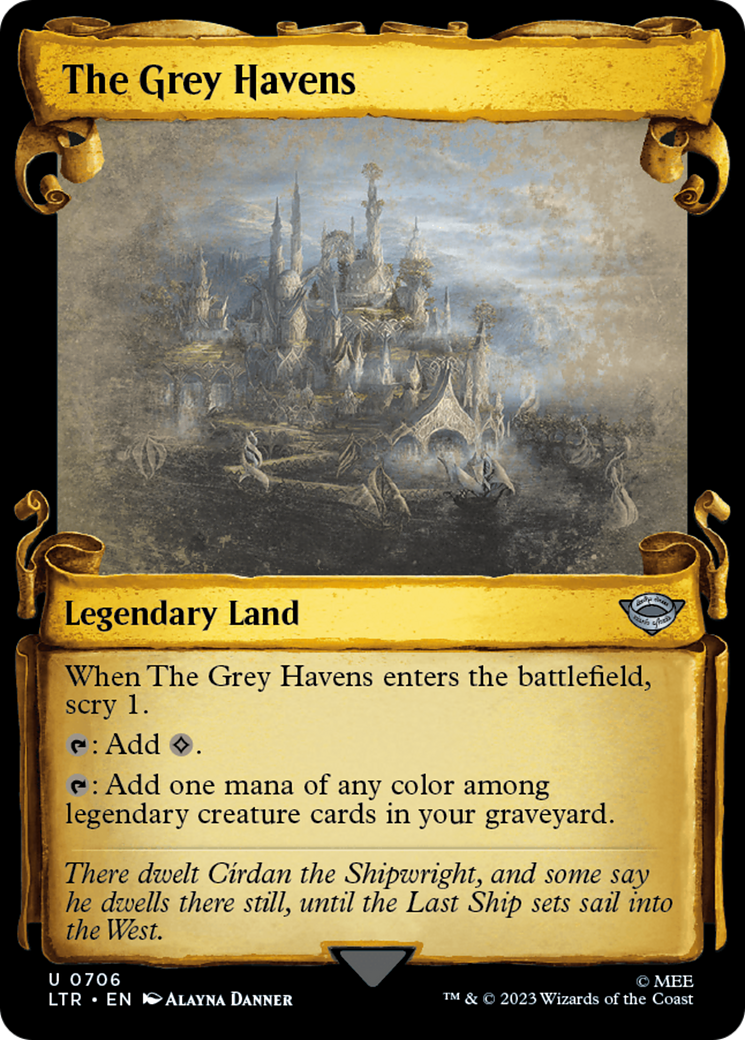 The Grey Havens - Scroll Showcase [LTR-706]