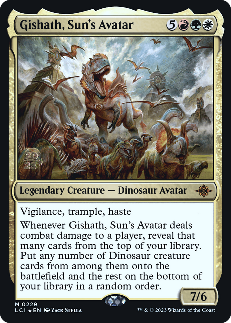 Gishath, Sun's Avatar - Prerelease Promo [PLCI-229s]
