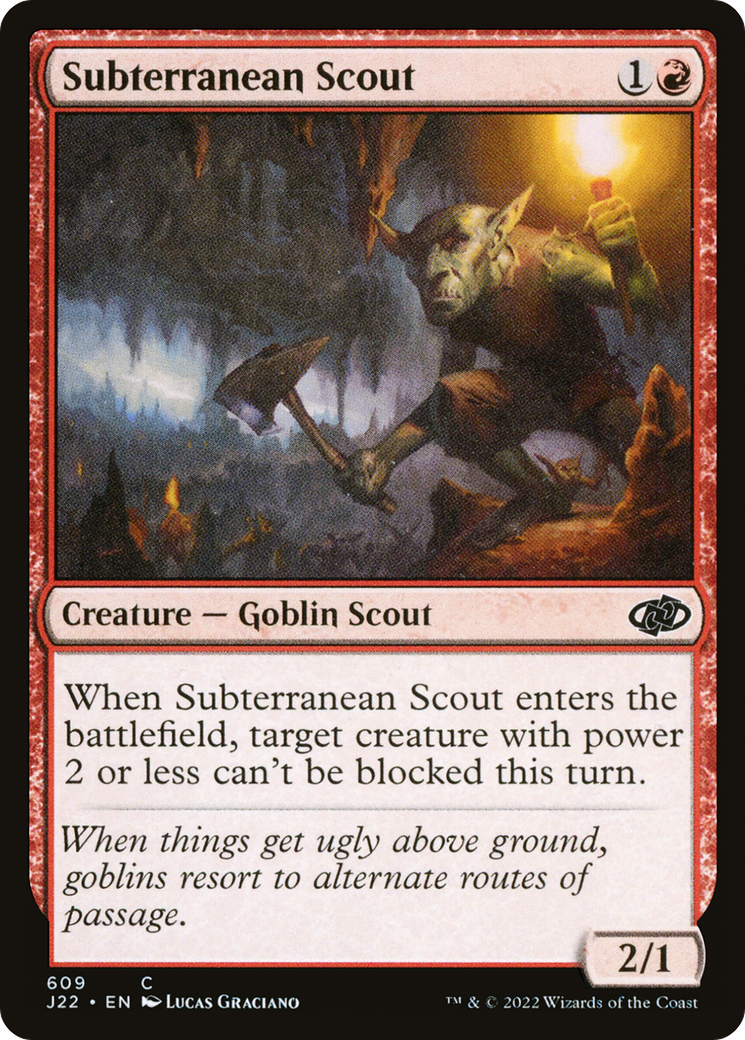 Subterranean Scout [J22-609]