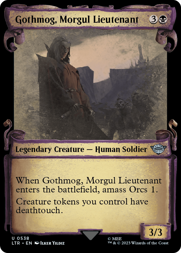 Gothmog, Morgul Lieutenant - Scroll Showcase [LTR-538]