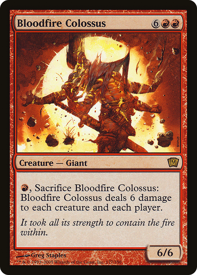 Bloodfire Colossus [9ED-177★]
