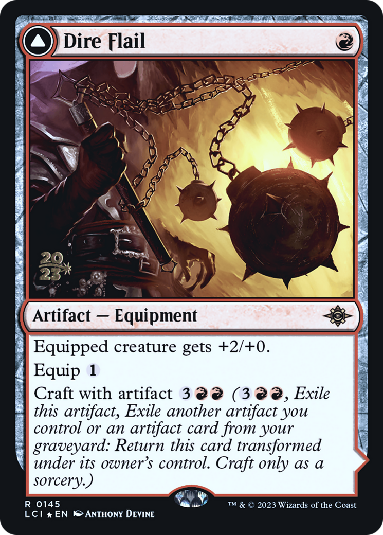 Dire Flail // Dire Blunderbuss - Prerelease Promo [PLCI-145s]