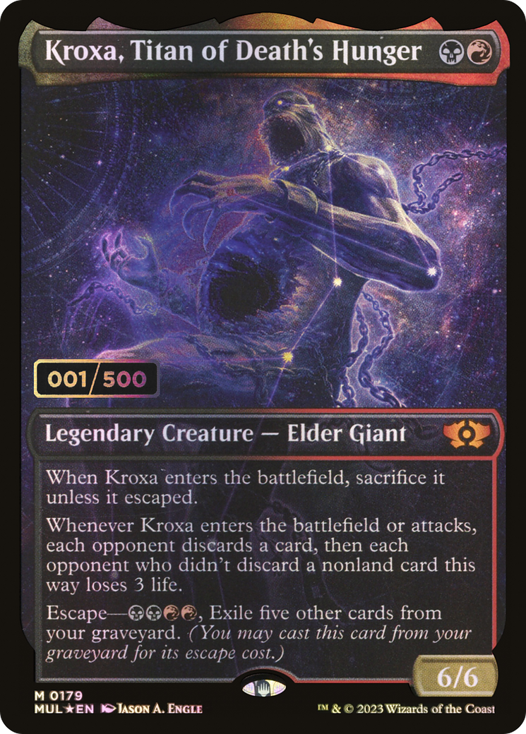 Kroxa, Titan of Death's Hunger - Showcase - Serialized - Full Art [MUL-179z]