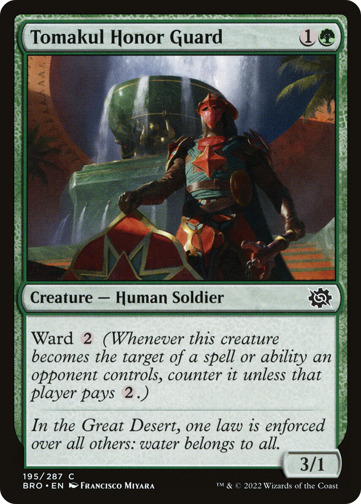Tomakul Honor Guard [BRO-195]