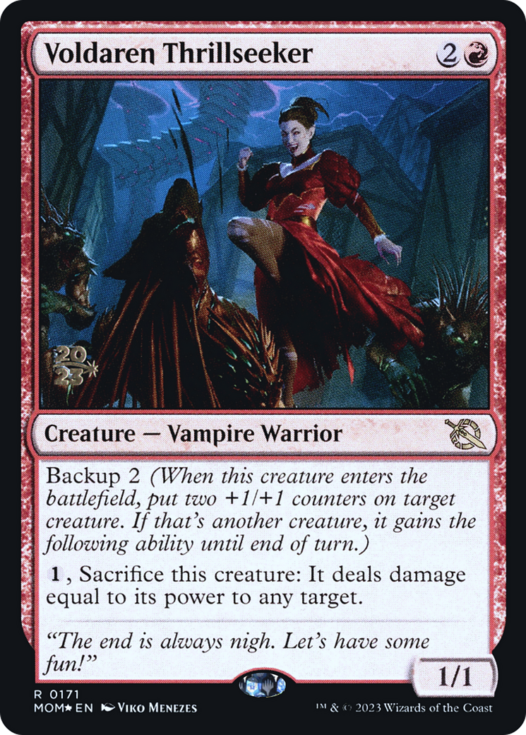 Voldaren Thrillseeker - Prerelease Promo [PMOM-171s]