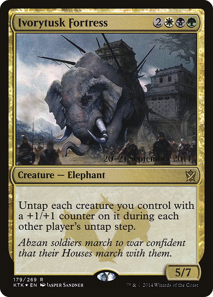 Ivorytusk Fortress - Prerelease Promo [PKTK-179s]