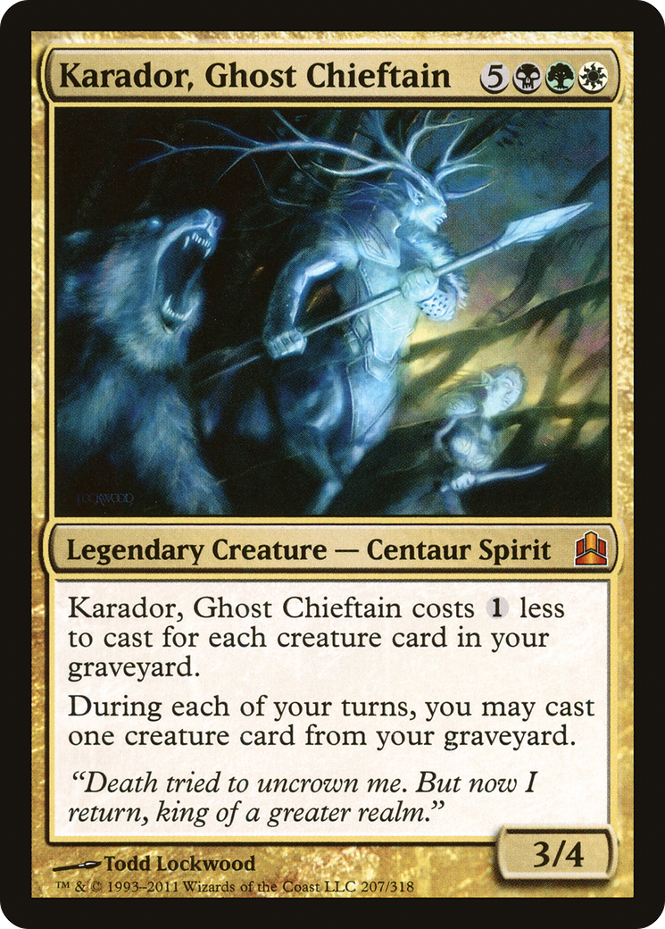 Karador, Ghost Chieftain [CMD-207]