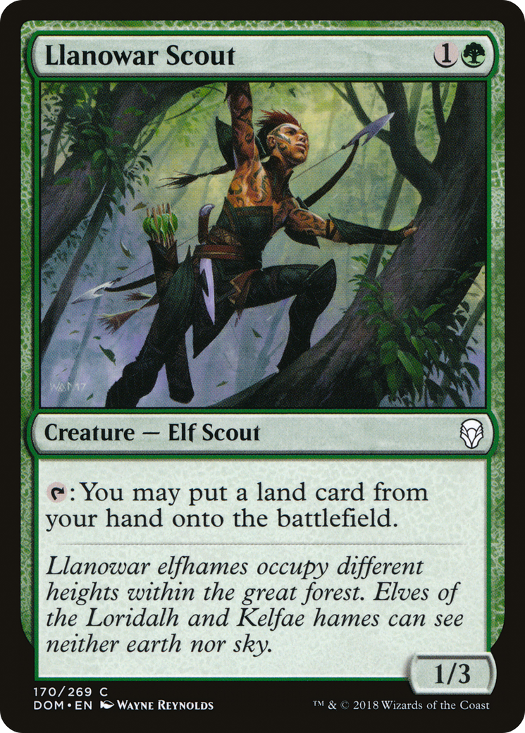 Llanowar Scout [DOM-170]