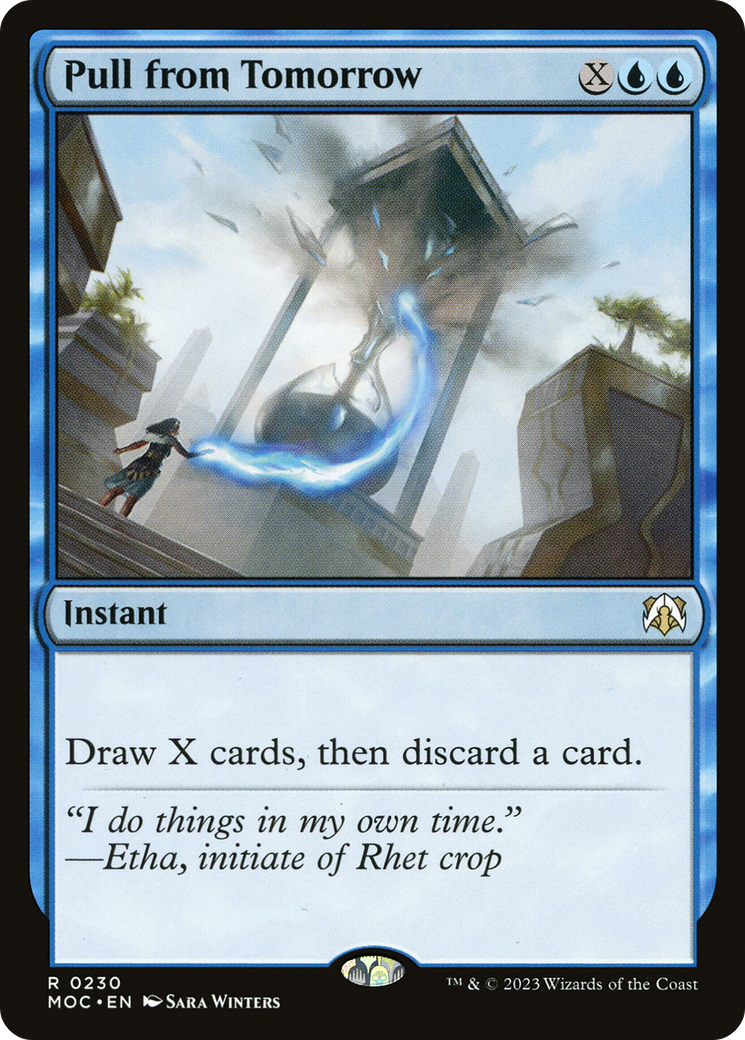 Pull from Tomorrow [MOC-230]