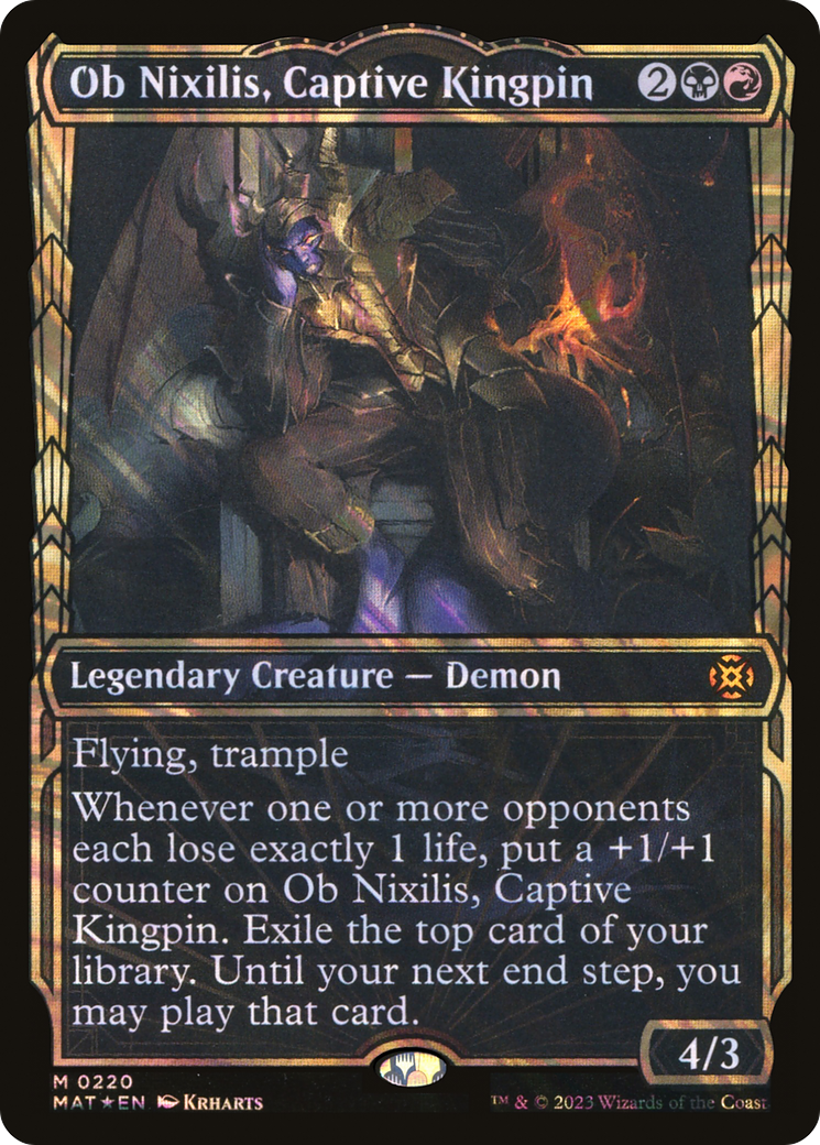 Ob Nixilis, Captive Kingpin - Showcase - Halo Foil [MAT-220]