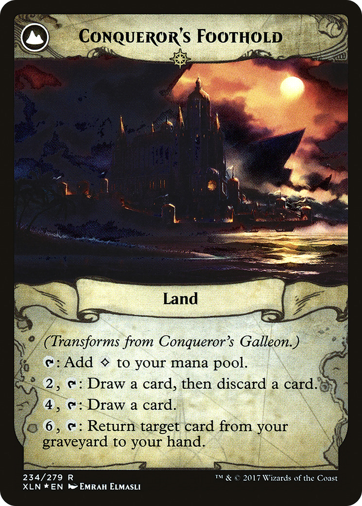 Conqueror's Galleon // Conqueror's Foothold - Prerelease Promo [PXLN-234s]