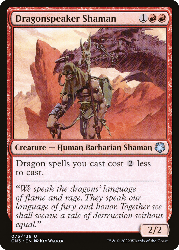 Dragonspeaker Shaman [GN3-75]