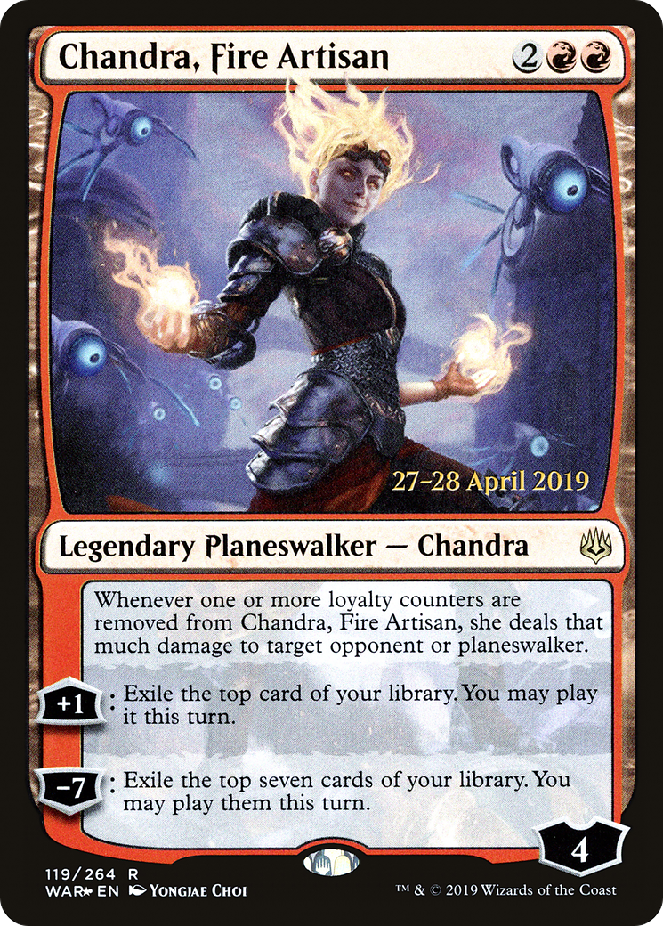 Chandra, Fire Artisan - Prerelease Promo [PWAR-119s]