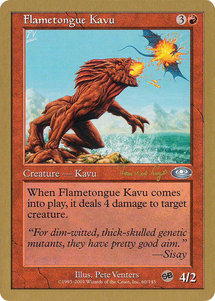 Flametongue Kavu [WC01-tvdl60sb]