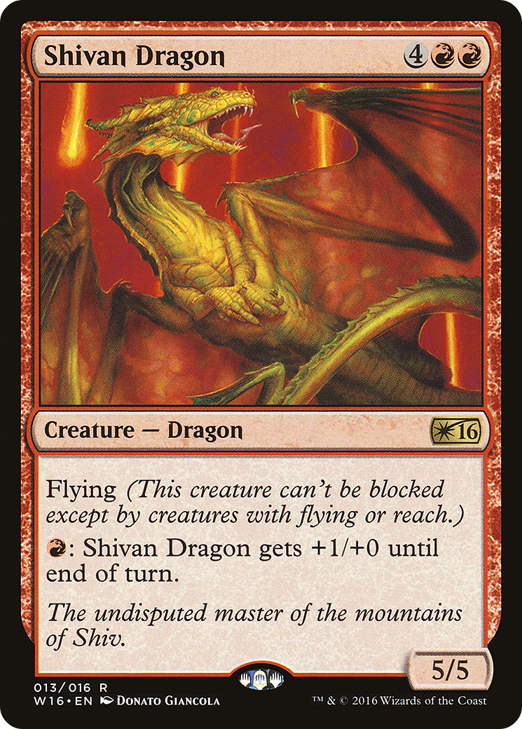 Shivan Dragon [W16-13]