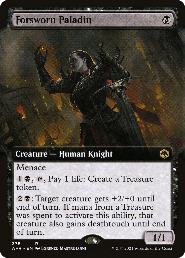 Forsworn Paladin - Extended Art [AFR-375]