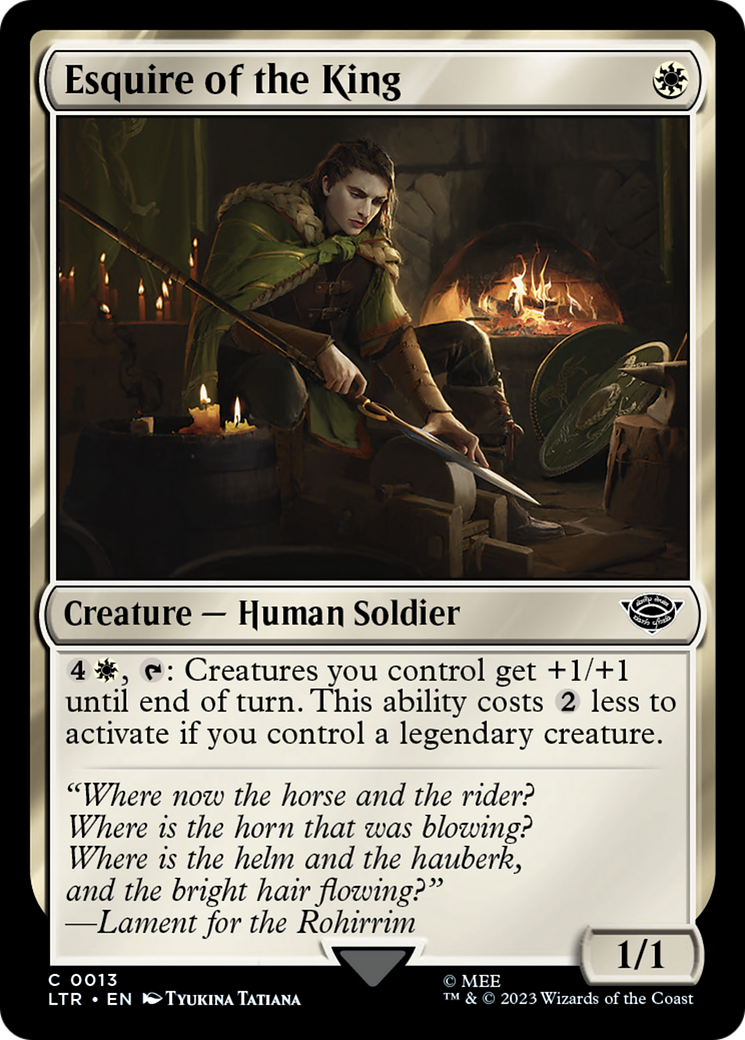 Esquire of the King [LTR-13]