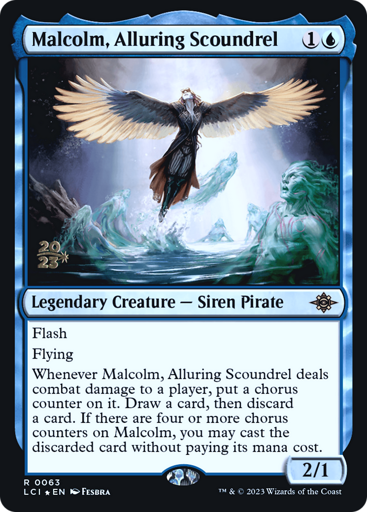 Malcolm, Alluring Scoundrel - Prerelease Promo [PLCI-63s]