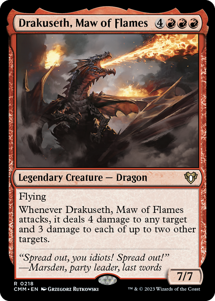 Drakuseth, Maw of Flames [CMM-218]