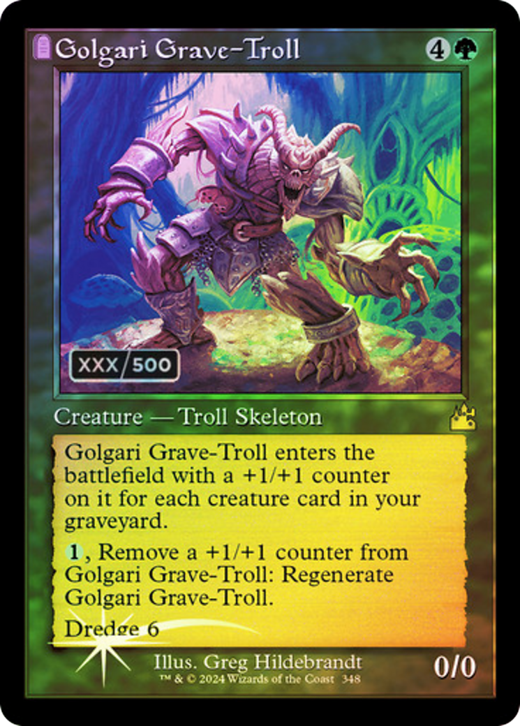 Golgari Grave-Troll - Serialized [RVR-348z]