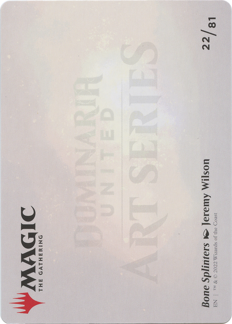 Bone Splinters // Bone Splinters [ADMU-22]