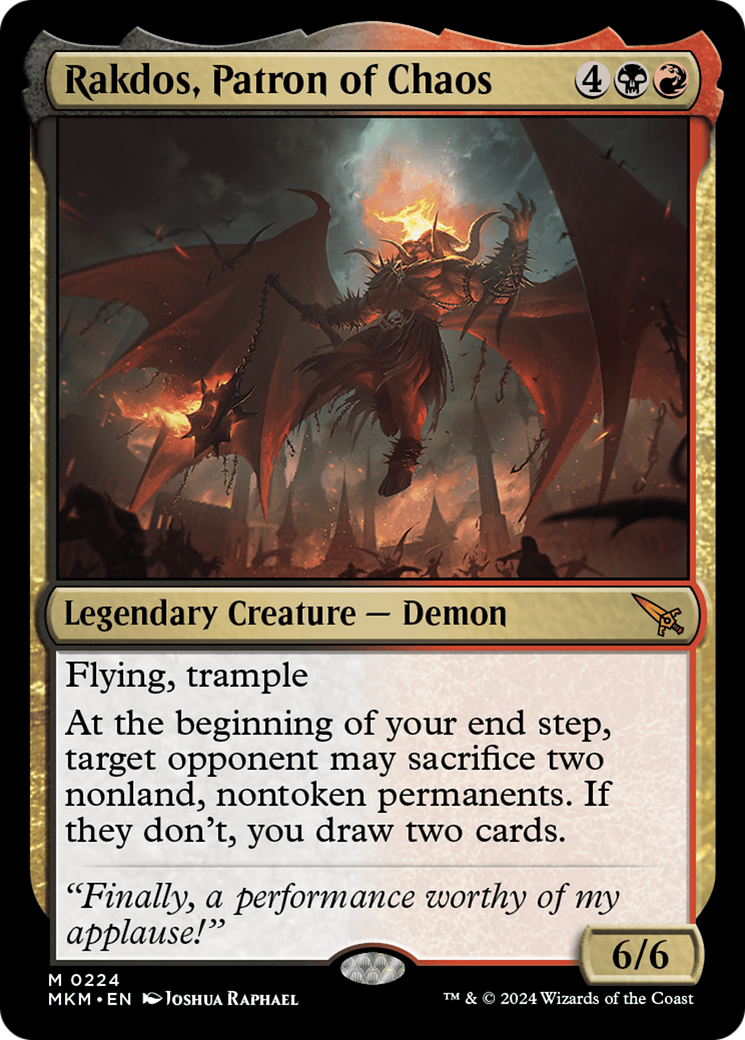 Rakdos, Patron of Chaos [MKM-224]