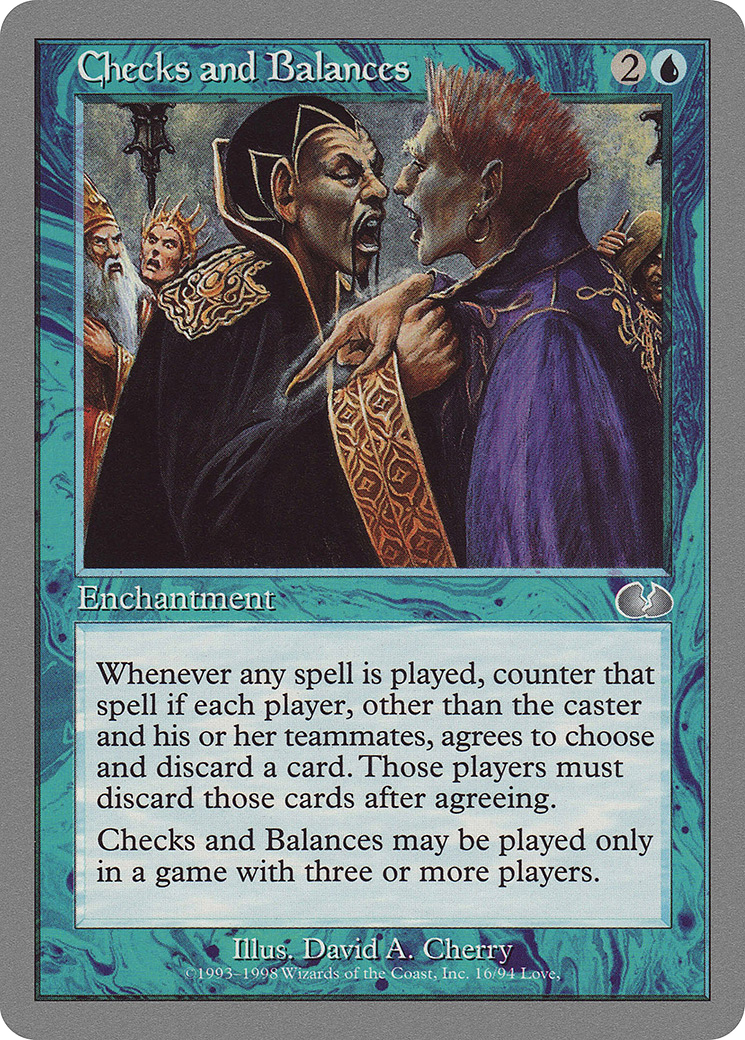 Checks and Balances [UGL-16]