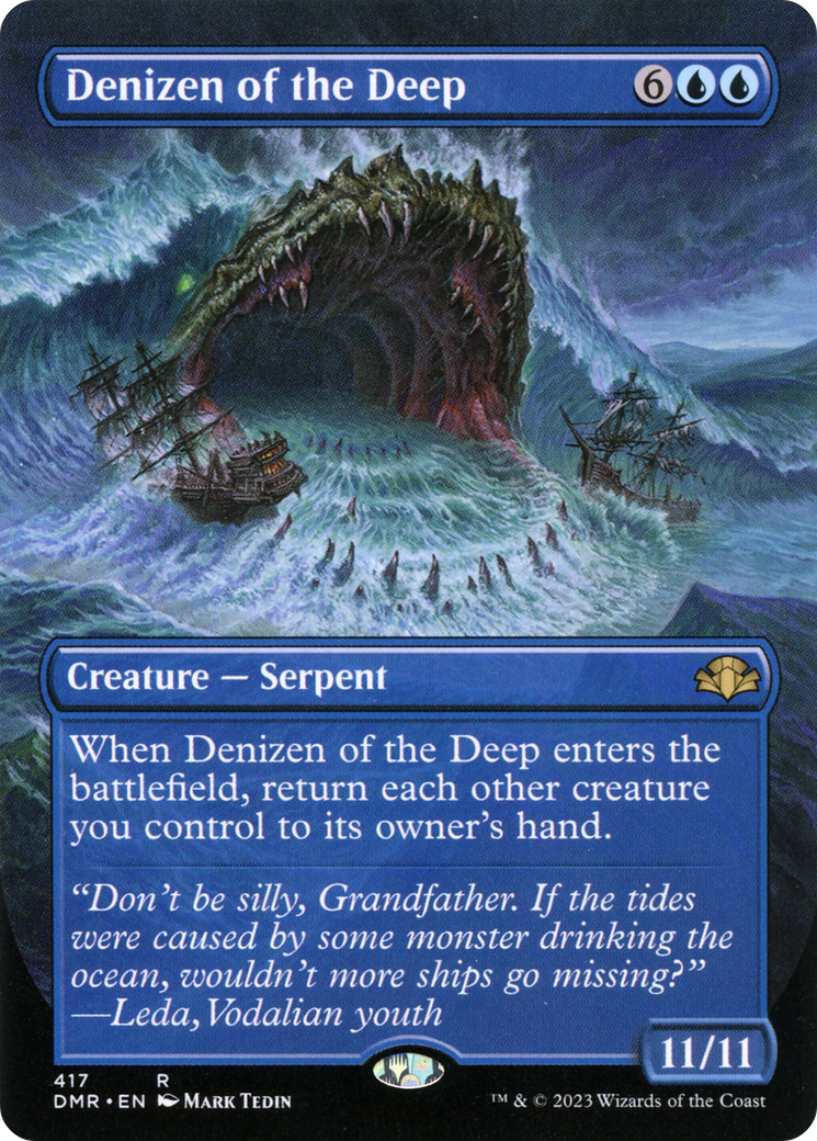 Denizen of the Deep - Borderless - Full Art [DMR-417]