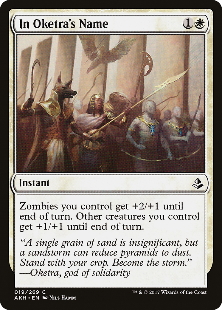 In Oketra's Name [AKH-19]