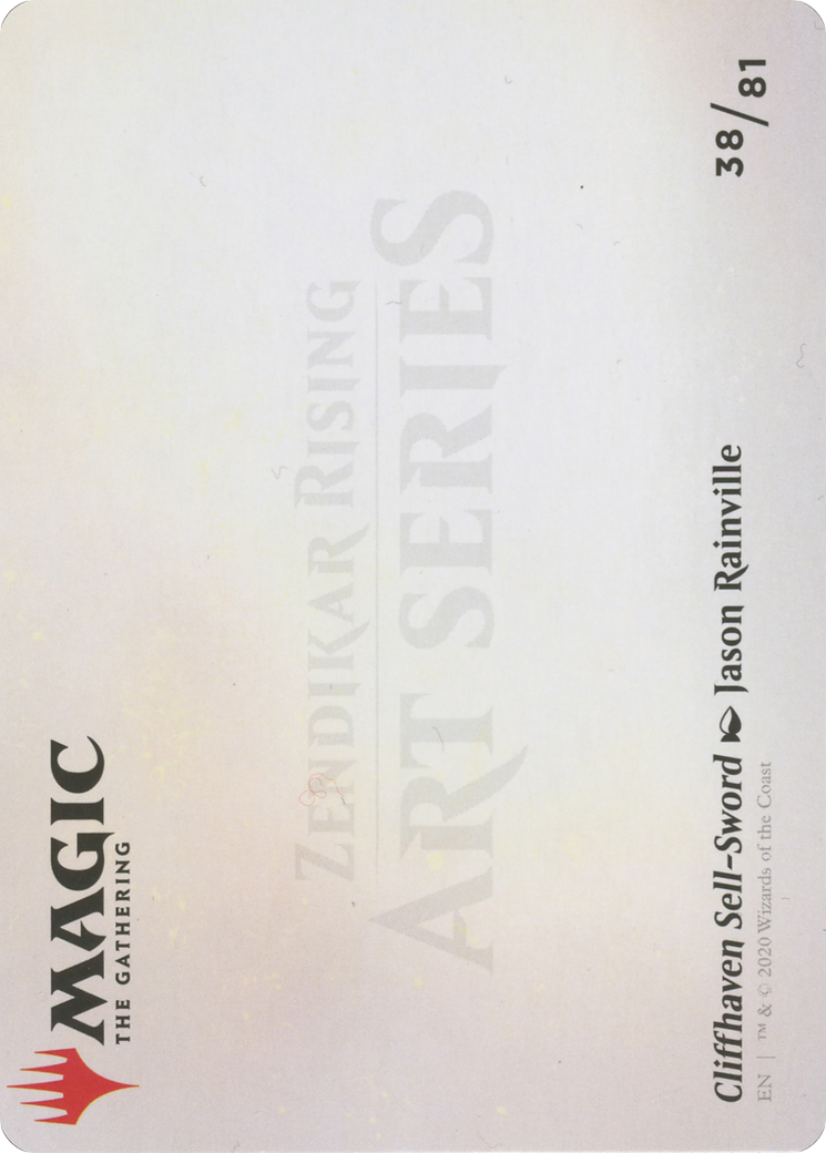 Cliffhaven Sell-Sword // Cliffhaven Sell-Sword - Borderless [AZNR-38]