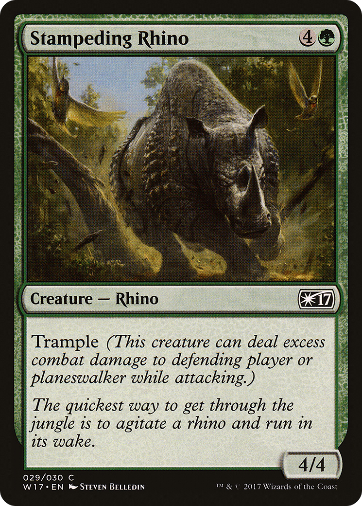 Stampeding Rhino [W17-29]