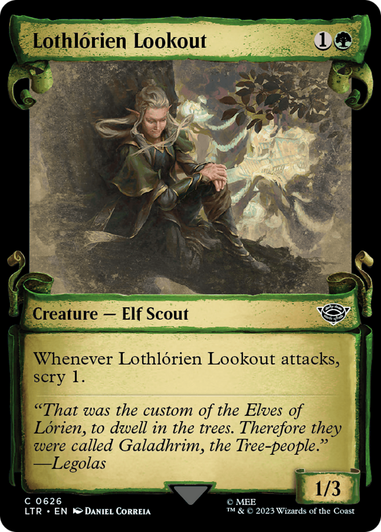 Lothlórien Lookout - Scroll Showcase [LTR-626]