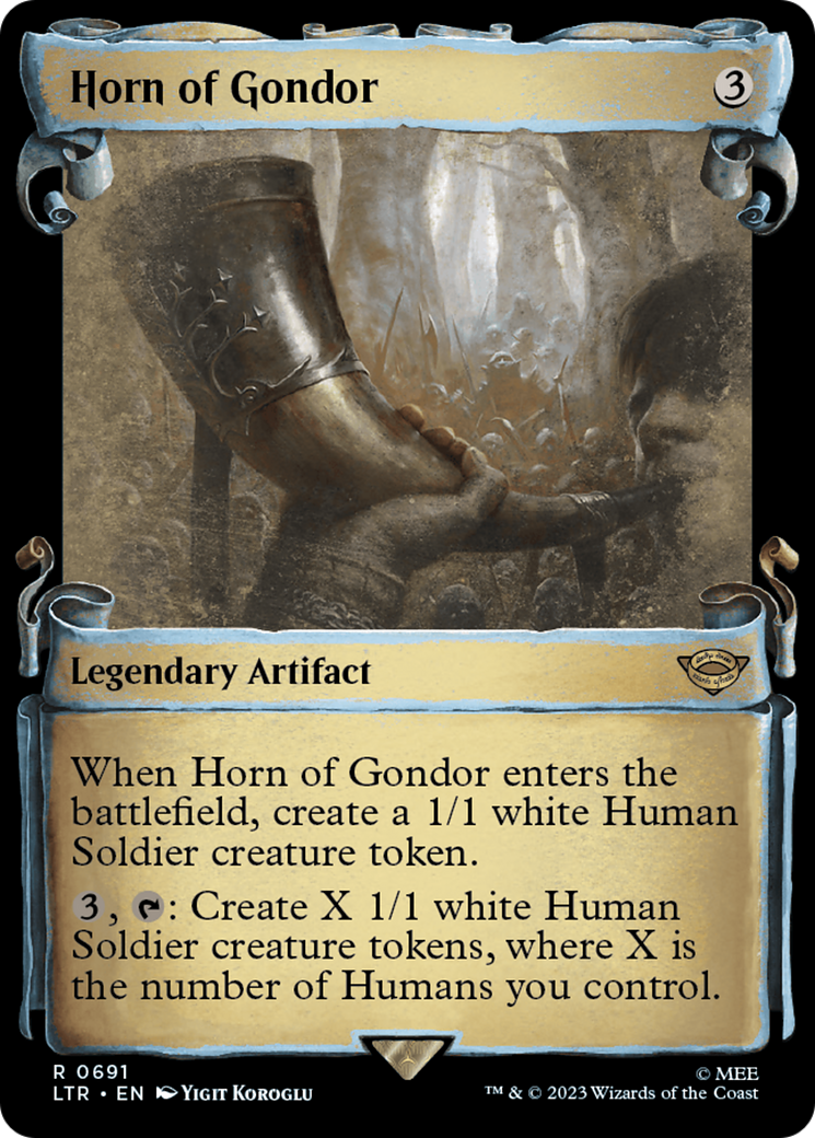 Horn of Gondor - Scroll Showcase [LTR-691]