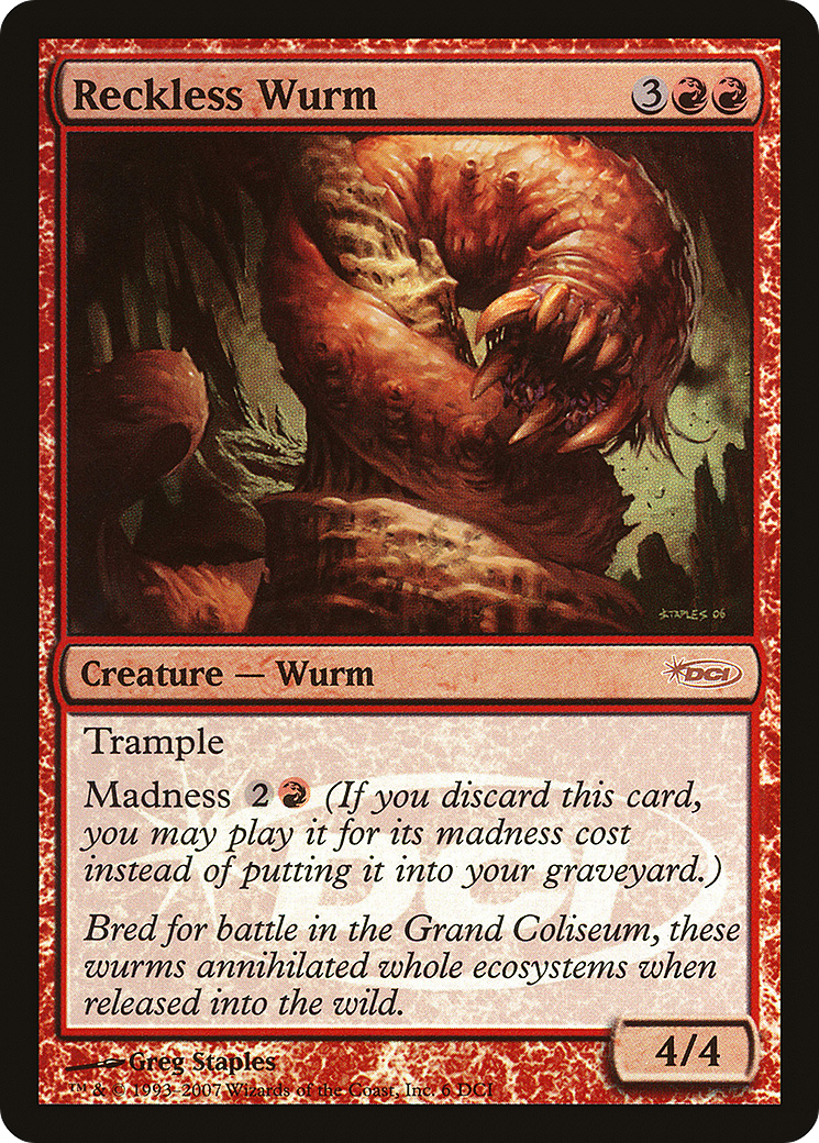 Reckless Wurm - Promo [PDCI-6]