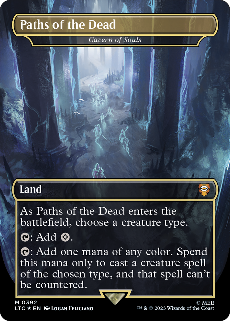 Cavern of Souls - Borderless - Surge Foil [LTC-392]