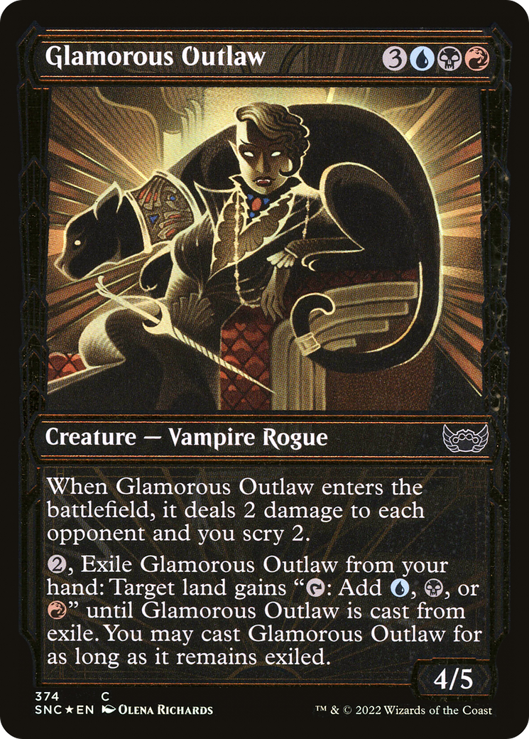 Glamorous Outlaw - Showcase - Gilded Foil [SNC-374]