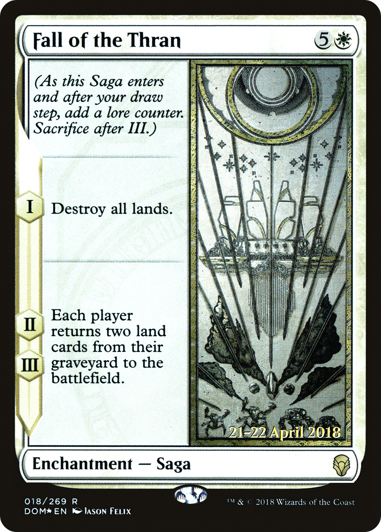 Fall of the Thran - Prerelease Promo [PDOM-18s]