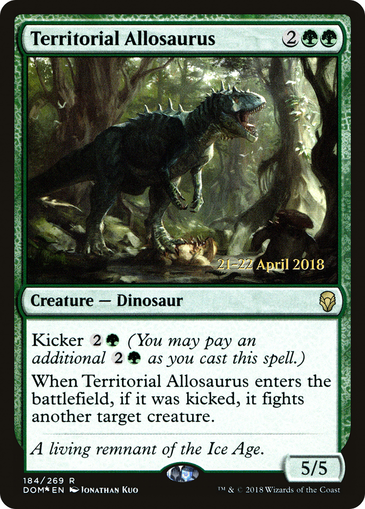Territorial Allosaurus - Prerelease Promo [PDOM-184s]