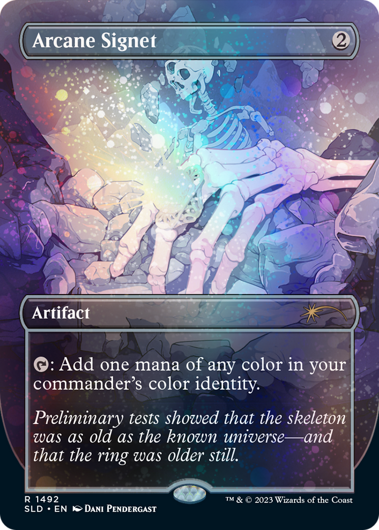 Arcane Signet - Borderless - Galaxy Foil [SLD-1492★]
