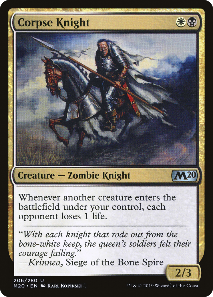 Corpse Knight [M20-206†]