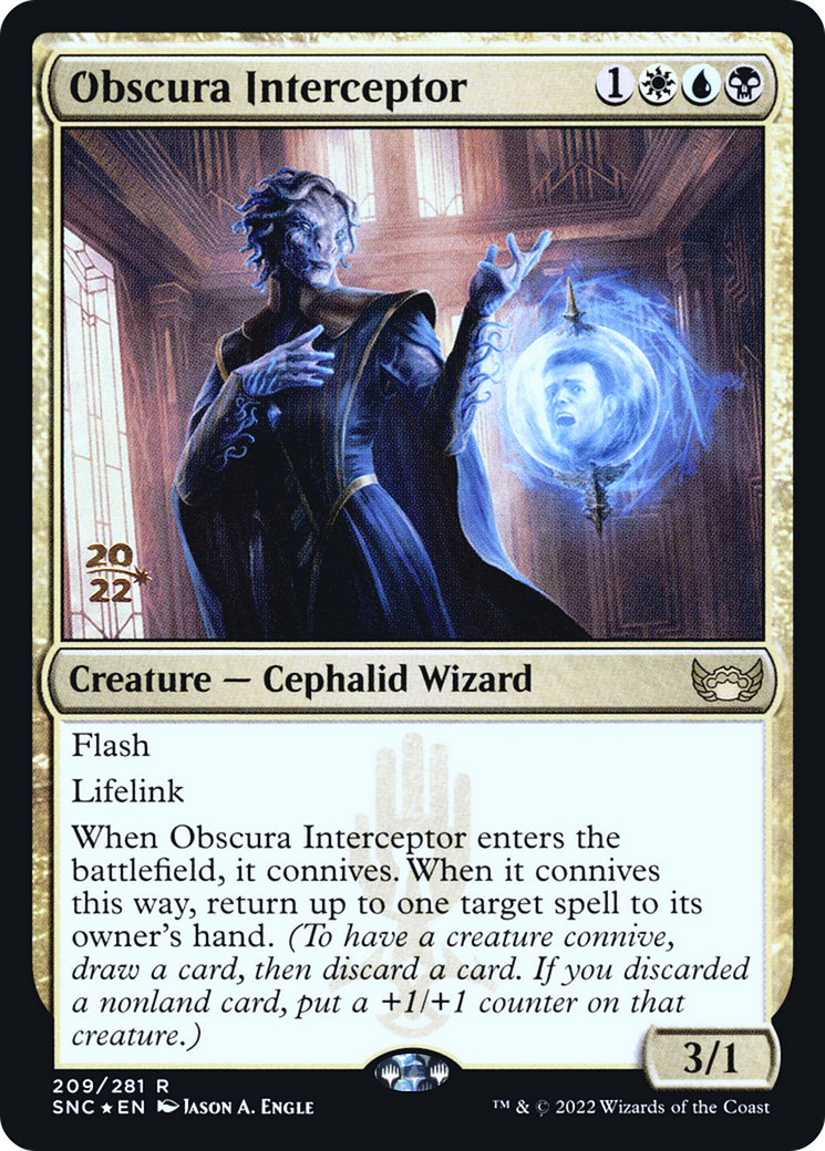 Obscura Interceptor - Prerelease Promo [PSNC-209s]