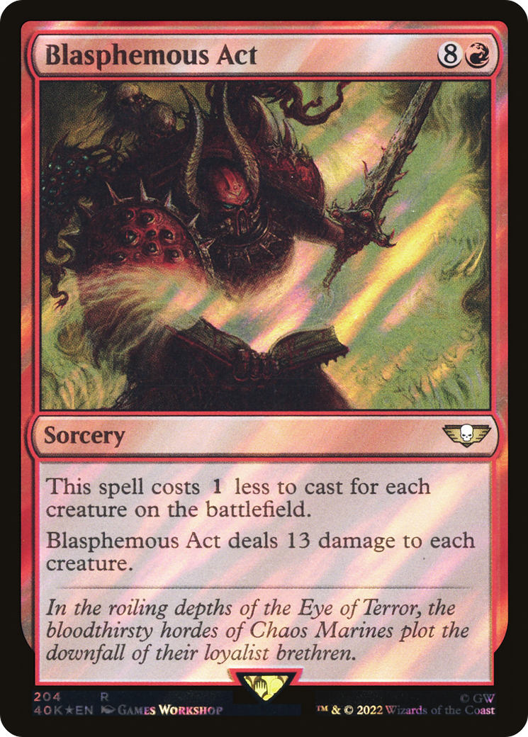 Blasphemous Act - Surge Foil [40K-204★]